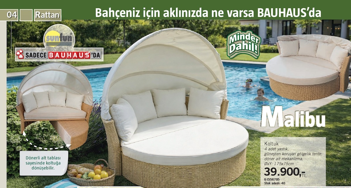 Malibu Koltuk 4 Adet Yastik