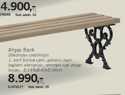 Ahşap Bank