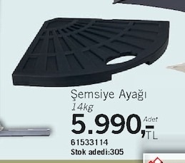 Şemsiye Ayağı 14Kg