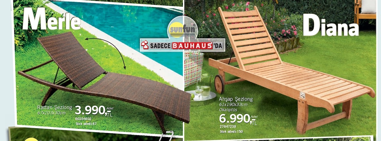 Rattan Şezlong 67X20X80Cm