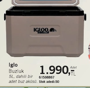 Iglo Buzluk Dondurucu 5L