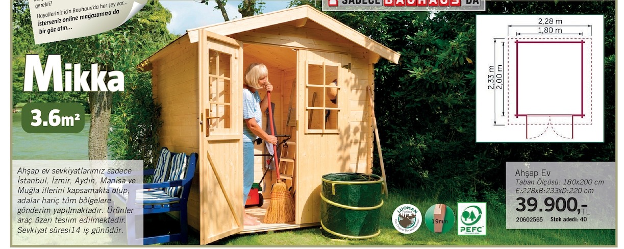 Mikka 3.6M² Ahşap Ev