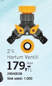 2'Li Hortum Ventili Adet