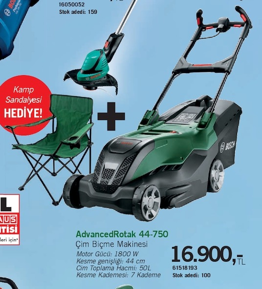 Bosch Advancedrotak 44-750 Çim Biçme Makinesi