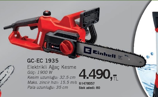 Einhell Gc-Ec 1935 Elektrikli Ağaç Kesme