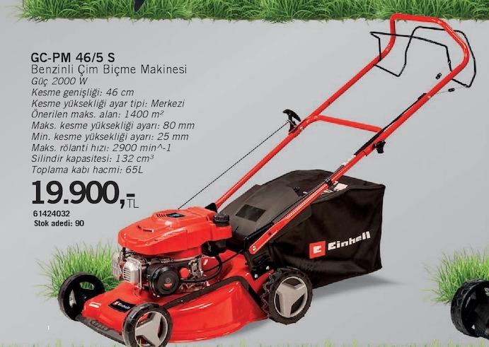 Einhell Gc-Pm 46/5 S Benzinli Çim Biçme Makinesi