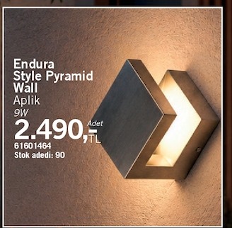Endura Style Pyramid Wall Aplik 9W