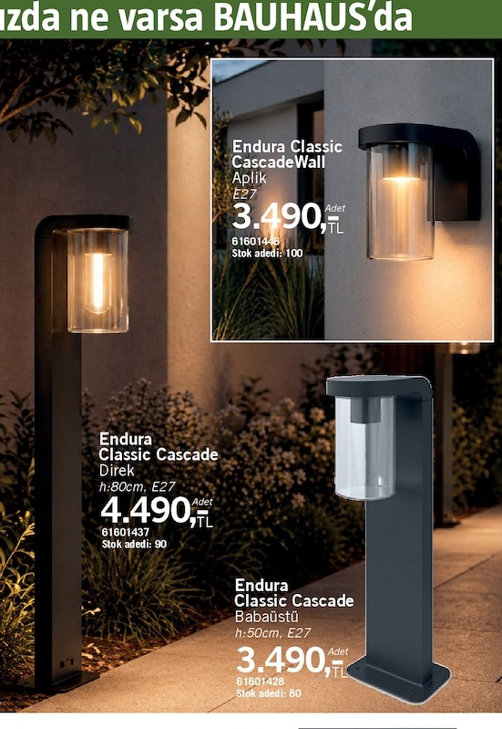 Endura Classic Cascade Wall Aplik E27