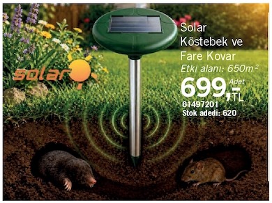 Solar Köstebek Ve Fare Kovari
Adet