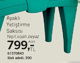 Ayaklı Yetiştirme Saksısı