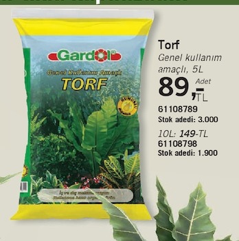 Gardol Torf Genel Kullanım Amaçlı 5L