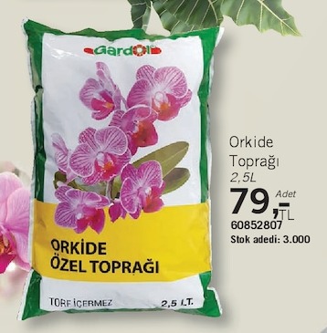 Gardol Orkide Toprağı Özel Toprağı 2.5L