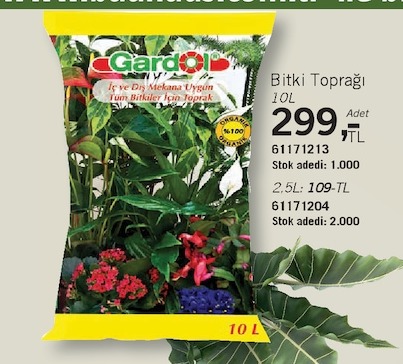 Gardol Bitki Toprağı 10L