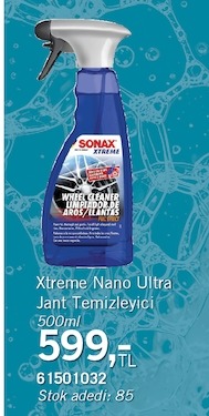 Sonax Xtreme Nano Ultra Jant Temizleyici 500Ml