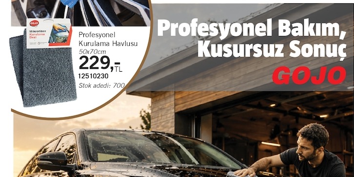 Gojo Profesyonel Kurulama Havlusu 50X70Cm
