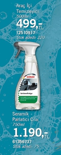 Araç Içi Temizleyici 500Ml