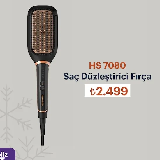 Grundig Hs 7080 Saç Düzleştirici Fırça
