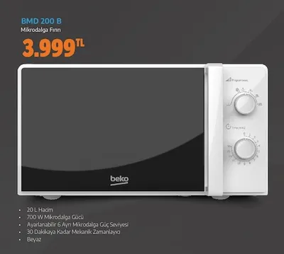 Bmd 200 B Mikrodalga Fırın