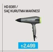 Hd 8381 / Saç Kurutma Makinesi
