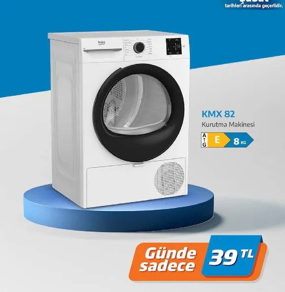 Beko Kmx 82 Kurutma Makinesi 8 Kg