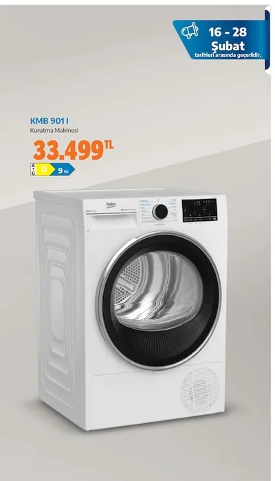 Beko Kmb 901 I Kurutma Makinesi 9 Kg