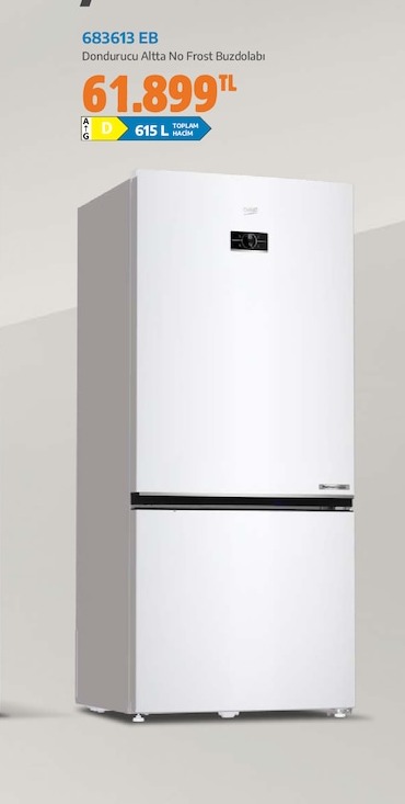 Beko 683613 Eb Dondurucu Altta No Frost Buzdolabı