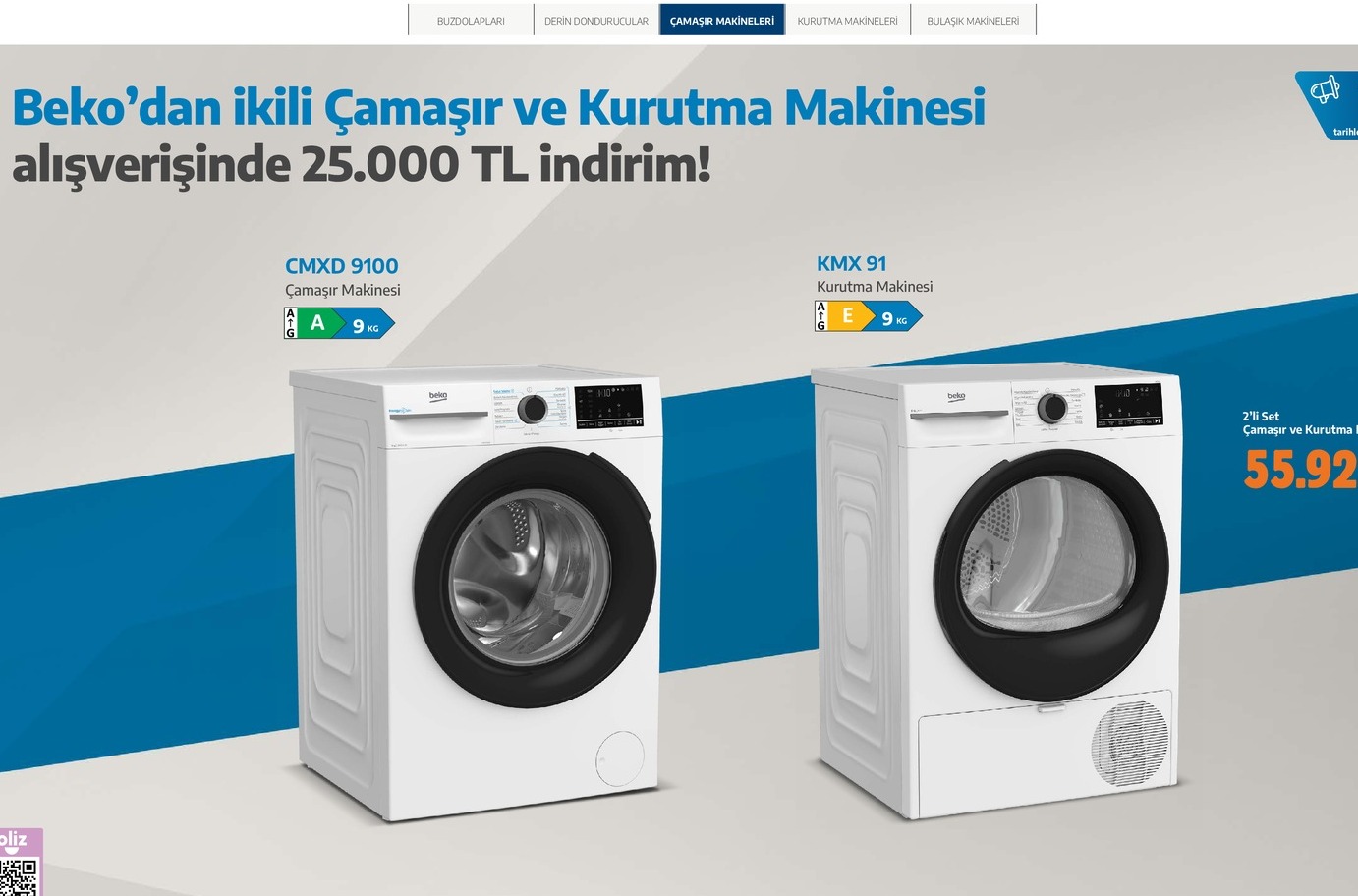 Beko Çamaşır Ve Kurutma Makinesi