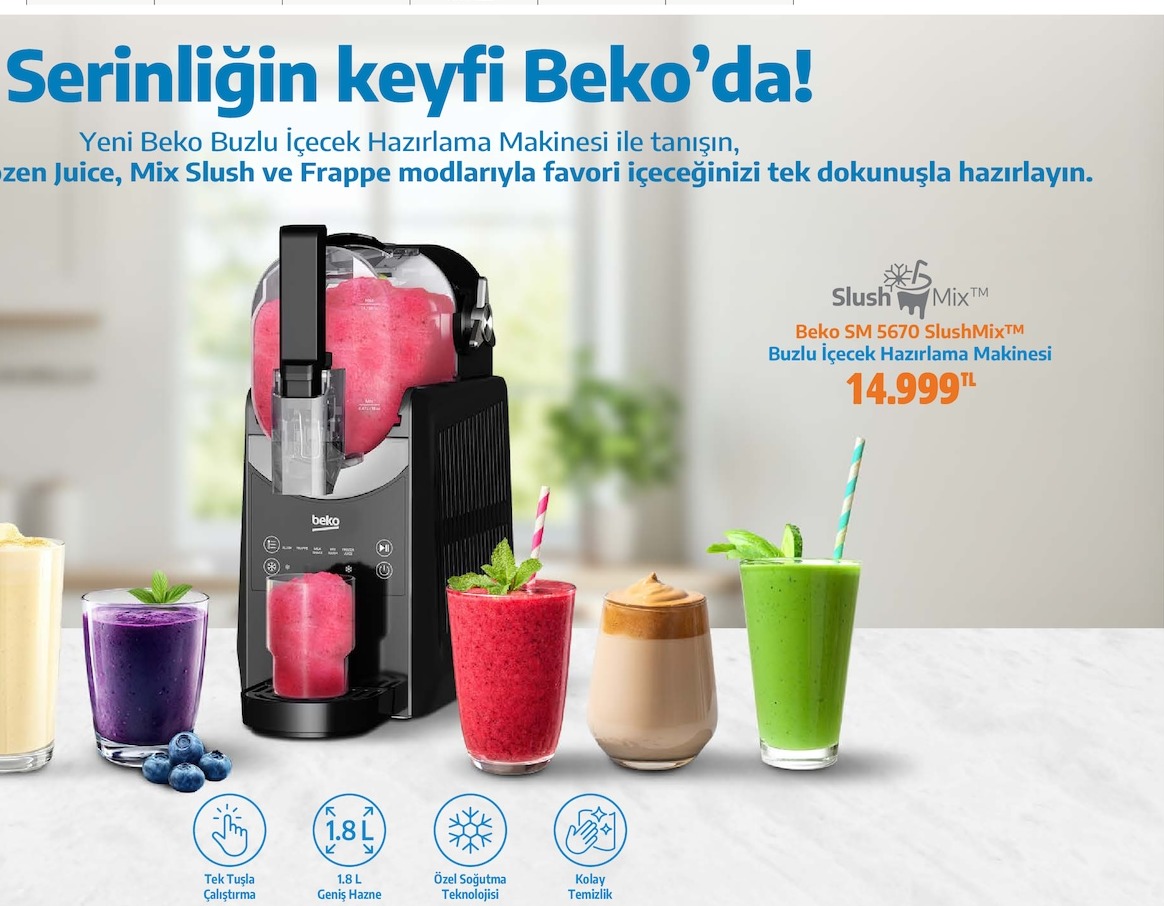 Beko Sm 5670 Slushmix Buzlu İçecek Hazırlama Makinesi
