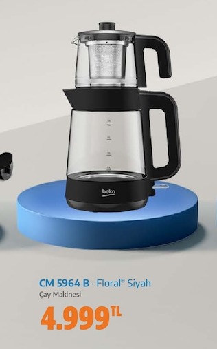 Beko Cm 5964 B - Floral Siyah Çay Makinesi