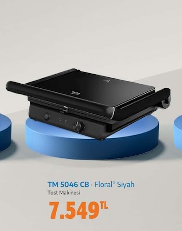 Beko Tost Makinesi Tm 5046 Cb - Floral Siyah
