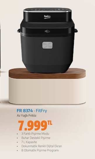 Beko Fr 8374 Fitfry Az Yağlı Fritöz