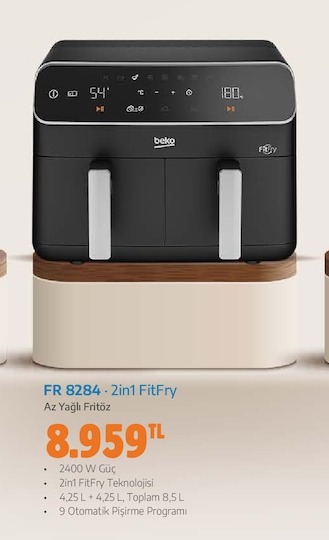 Beko Fr 8284 2In1 Fitfry Az Yağlı Fritöz