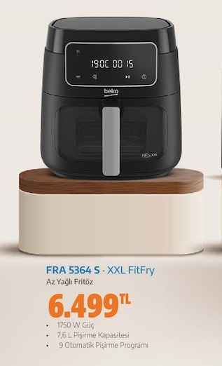 Beko Fra 5364 S Xxl Fitfry Az Yağlı Fritöz