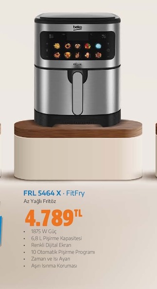 Beko Frl 5464 X Fitfry Az Yağlı Fritöz