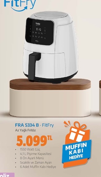 Beko Fra 5334 B Fitfry Az Yağlı Fritöz