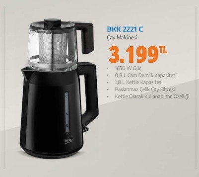 Beko Bkk 2221 C Çay Makinesi