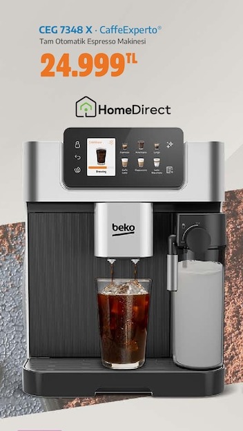 Beko Ceff 7348 X Caffeexperto Tam Otomatik Espresso Makinesi