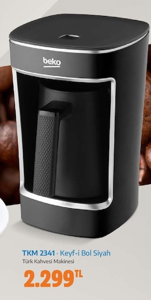 Beko Tkm 2341 Keyf-I Bol Siyah Türk Kahvesi Makinesi