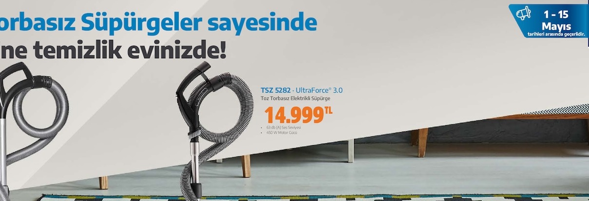 Tsz 5282 Ultraforce 3.0 Toz Torbasız Elektrikli Süpürge