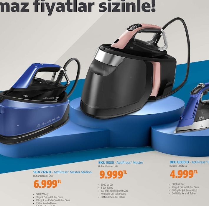 Beko Bku 5030 Actipress Master Buhar Kazanlı Ütü