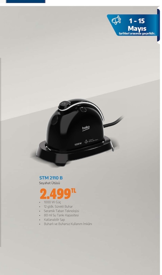 Beko Stm 2110 B Seyahat Ütüsü