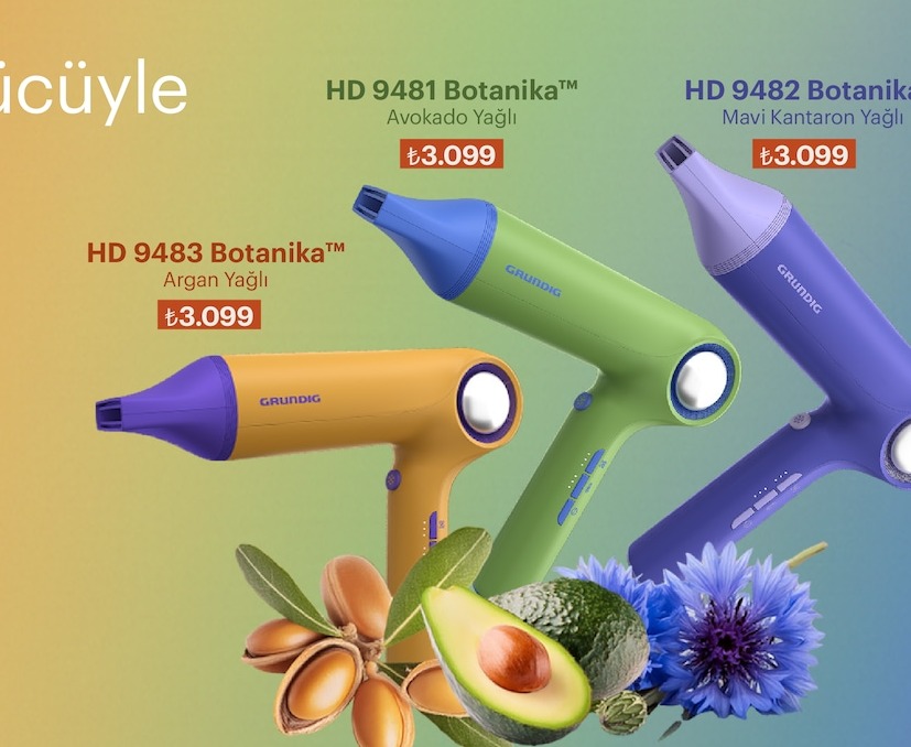 Grundig Hd 9481 Botanika Avokado Yağlı Saç Kurutma Makinesi