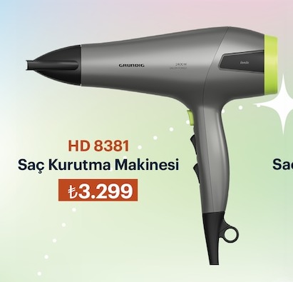 Grundig Hd 8381 Saç Kurutma Makinesi 1 Adet