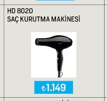 Hd 8020 Saç Kurutma Makinesi