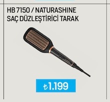 Hb 7150 / Naturashine Saç Düzleştirici Tarak