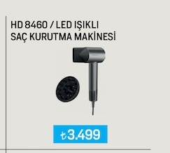 Hd 8460 / Led Işıklı Saç Kurutma Makinesi
