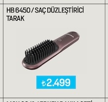 Hb 6450 / Saç Düzleştirici Tarak