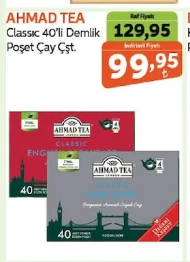 Ahmad Tea Classic 40'Lı Demlik Poşet Çay Çşt.