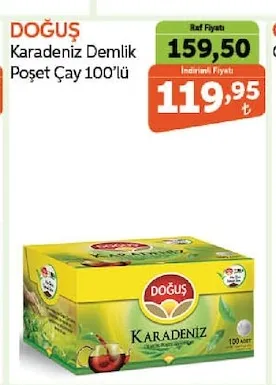 Doğuş Karadeniz Demlik Poşet Çay 100'Lü