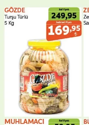 Gözde Turşu Türlü 5 Kg